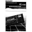 SHARP PC1150 Owners Manual