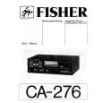 FISHER CA-276 Owners Manual
