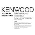 KENWOOD 00271-13000 Owners Manual
