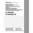 PIONEER S-W250S/MYSXTW5 Manual de Usuario