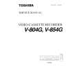 TOSHIBA V-804G Instrukcja Serwisowa
