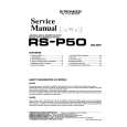 PIONEER RS-P50 Service Manual