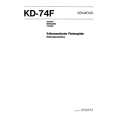 KENWOOD KD-74F Owners Manual