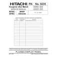HITACHI P50S602 Instrukcja Serwisowa
