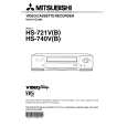MITSUBISHI HS-740V(B) Instrukcja Obsługi