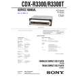 SONY CDX-R3300T Instrukcja Serwisowa