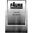 FAURE CCG400W3 Owners Manual