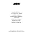 ZANUSSI ZHQ631N Owners Manual