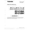 TOSHIBA SD2109H Service Manual