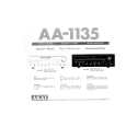 AKAI AA-1135 Owners Manual