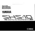 YAMAHA SHS-10 Owners Manual
