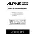 ALPINE 7281R Service Manual