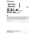 PIONEER S-81-QL/SXTW/E5 Service Manual