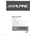 ALPINE ERA-G320 Owners Manual