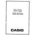 CASIO PV750 Owners Manual