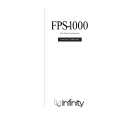 INFINITY FPS-1000 Owners Manual