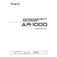 ROLAND AR-1000 Owners Manual