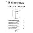 ELECTROLUX MR1000 Owners Manual