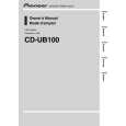 PIONEER CD-UB100 Manual de Usuario