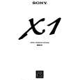 SONY XES-X1 Manual de Usuario