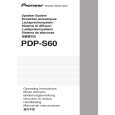 PIONEER PDP-S60/XTW/E5 Owners Manual