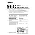 BOSS ME-50 Owners Manual