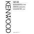 KENWOOD GE56 Owners Manual