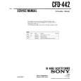 SONY CFD-442 Service Manual