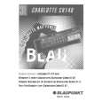 BLAUPUNKT CHARLOTTE CR148 Owners Manual