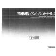 YAMAHA AV-75PRO Owners Manual