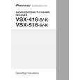 PIONEER VSX-516-K/SPWXJ Instrukcja Obsługi