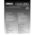 YAMAHA CDX-390 Instrukcja Obsługi