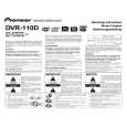 PIONEER DVR-110D/KB Manual de Usuario
