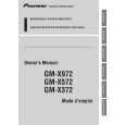 PIONEER GM-X372/XH/EW Instrukcja Obsługi