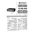 HITACHI HA-610 Service Manual