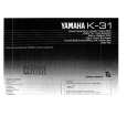 YAMAHA K-31 Manual de Usuario