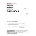 PIONEER S-MS500CR/XJM/E Instrukcja Serwisowa