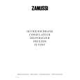 ZANUSSI ZI5120F Owners Manual