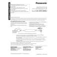PANASONIC CAVDC300U Owners Manual