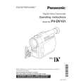 PANASONIC PVDV101D Instrukcja Obsługi