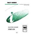TRICITY BENDIX CSIE232W Owners Manual
