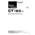 PIONEER CT-93 Service Manual