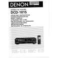 DENON DCD-1015 Owners Manual