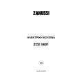 ZANUSSI ZCE5601 Owners Manual