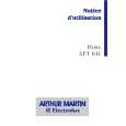 ARTHUR MARTIN ELECTROLUX AFT641W1 Owners Manual