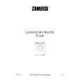 ZANUSSI W1106 Owners Manual