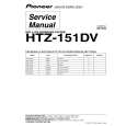 PIONEER HTZ-151DV/GDRXJ Service Manual