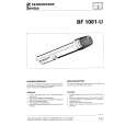 SENNHEISER BF1081-U Service Manual