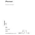 PIONEER BDP-51FD/WSXJ52 Owners Manual