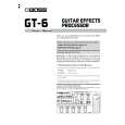 BOSS GT-6 Owners Manual